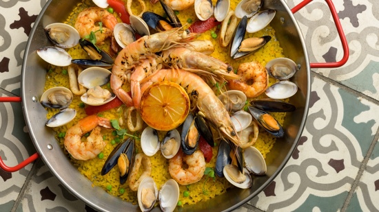 South Florida Seafood Paella